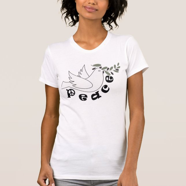 Camiseta T-shirts de paz (Frente)