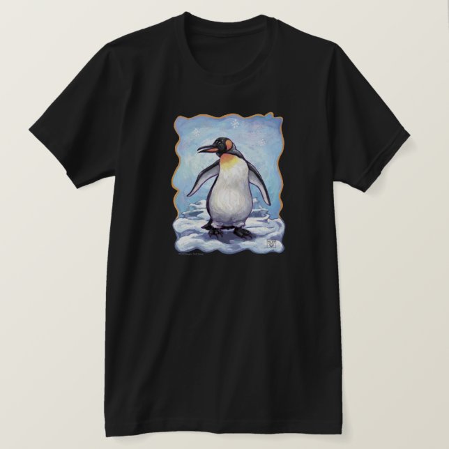 Camiseta T-Shirts de pinguim (Frente do Design)