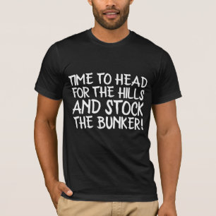 CAMISETA T-SHIRTS DE PREPARAÇÃO SOBREVIVALISTAS