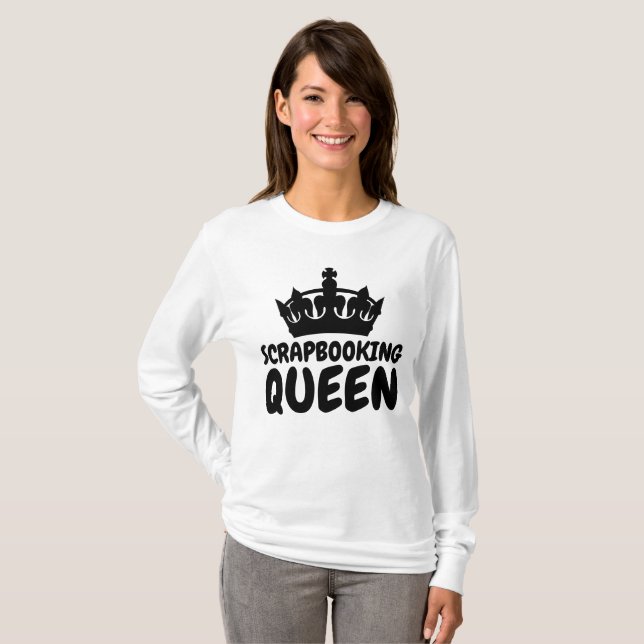 Camiseta T-shirts DE RAINHA DE ESCALA (Frente Completa)