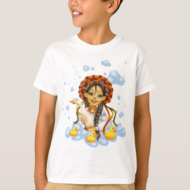 Camiseta T-Shirts de rapazes e raparigas (Frente)