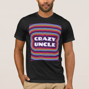 CAMISETA T-SHIRTS DE RETRO DO TIO CRAZADO DO TIO DO TIO
