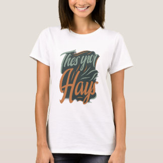 Camiseta T-Shirts de Tipografia Dinâmica