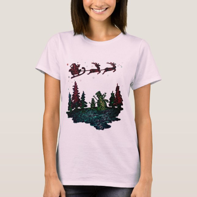 Camiseta T-Shirts de uso feminino (Frente)