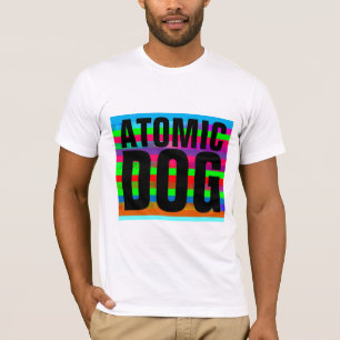 CAMISETA T-SHIRTS DE VINTAGEM DE CACHORRO ATÔMICO