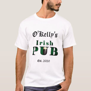 Camiseta T-Shirts do Bar Pub Irlandês