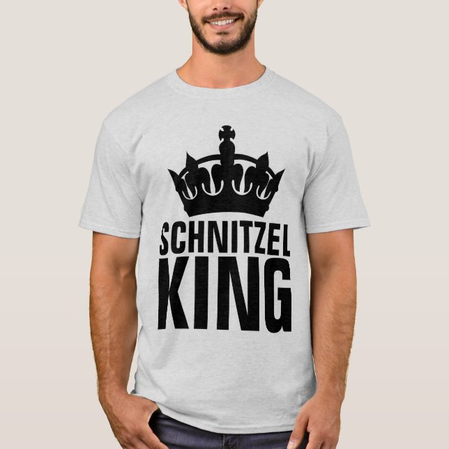 CAMISETA T-SHIRTS DO REI SCHNITZEL (Frente)
