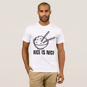Camiseta T-shirts DO RICE AMOR. O ARROZ É BOM
