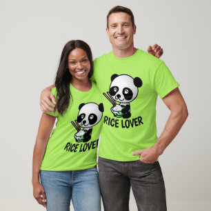Camiseta T-shirts DO RICE LOVER, comida chinesa Engraçada