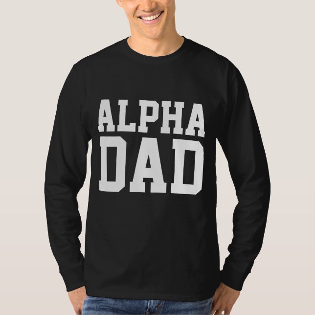 CAMISETA T-SHIRTS DOS HOMENS DO PAI ALFA (Frente)