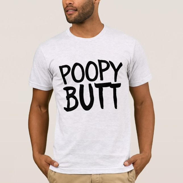 CAMISETA T-SHIRTS DOS HOMENS DO POOPY BUMBUM (Frente)