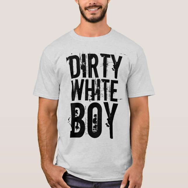 Camiseta T-SHIRTS DOS HOMENS, T-Shirt BRANCO SUJO (Frente)