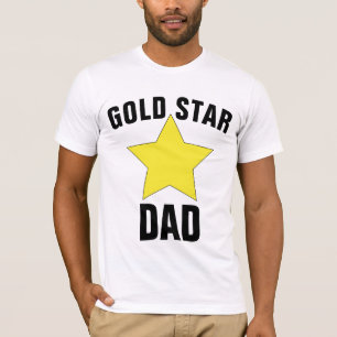 Camiseta T-Shirts Douradas de PAI STAR, Pai do Soldado Fall