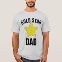 T-Shirts Douradas de PAI STAR, Pai do Soldado Fall