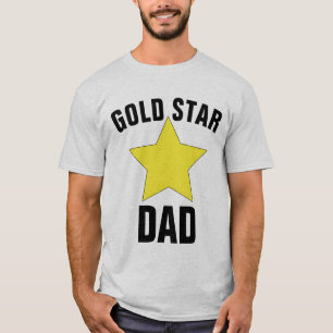 Camiseta T-Shirts Douradas de PAI STAR, Pai do Soldado Fall