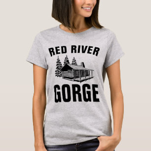 Camiseta T-shirts e capuzes VERMELHAS RIVER GORGE