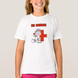 Camiseta T-shirts e presentes da enfermeira Sock Monkey ER