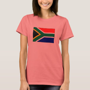 Camiseta T-shirts e presentes de bandeira sul-africana