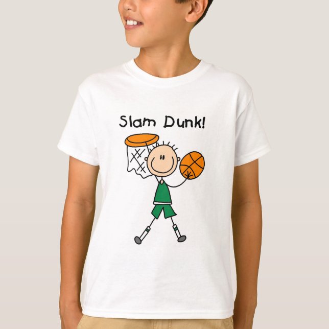Camiseta T-shirts e presentes de basquetebol (Frente)