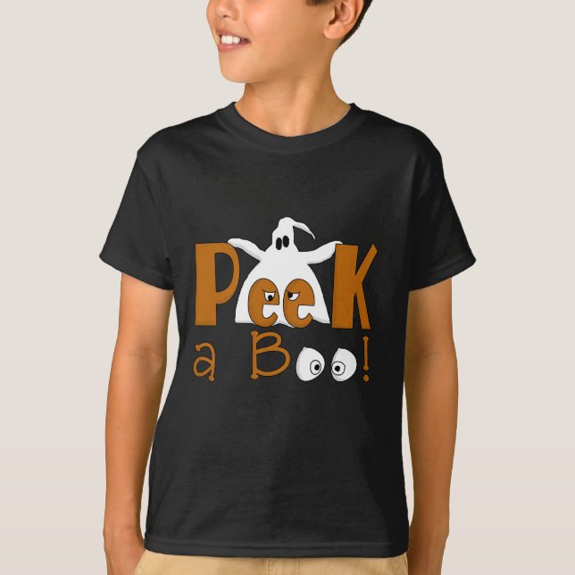 Camiseta T-shirts e presentes de Boo Halloween (Frente)