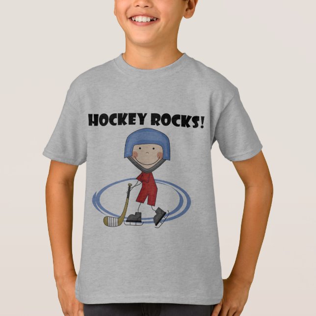 Camiseta T-shirts e presentes de Hockey Rocks (Frente)