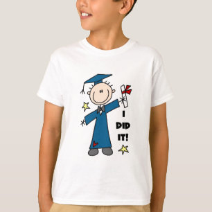 Camiseta T-shirts e presentes do Formando do Stick Figure B