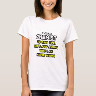 Camiseta T-Shirts e presentes quimicamente engraçados