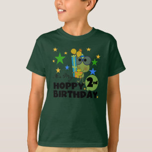 Camiseta T-shirts e presentes segundos aniversários de Sapo
