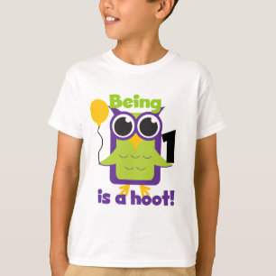 Camiseta T-shirts e primeiros aniversarios de Hoot Owl