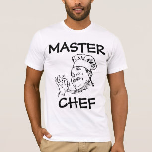 CAMISETA T-SHIRTS E SWEATSHIRTS DO CHEF MESTRE