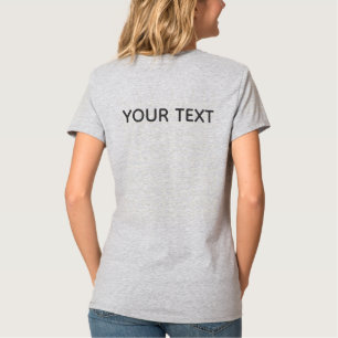 Camiseta T-Shirts Elegantes Adicione Design de Texto