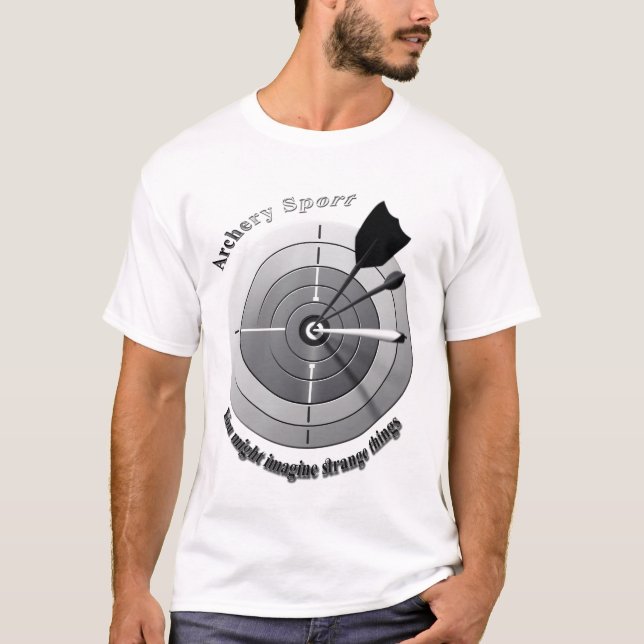 Camiseta T-Shirts em Design Archery Sport 3D (Frente)