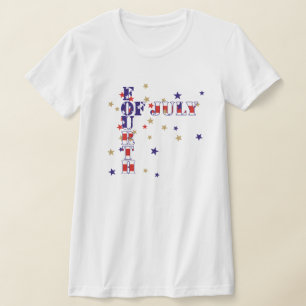 Camiseta T-shirts Em Quarto De Julho