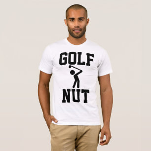 Camiseta T-shirts engraçadas de GOLF. NÚMERO DE GOLFE