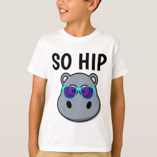 Camiseta T-Shirts ENGRAÇADAS, ENTÃO HIP HIPPO