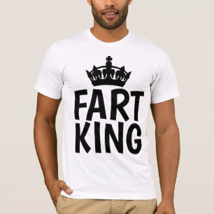 Camiseta T-shirts engraçadas para PAI, FART KING