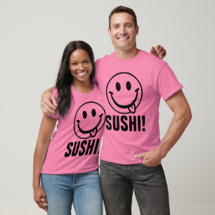 Camiseta T-shirts ENGRAÇADAS, SUSHI!