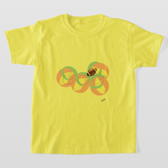 Camiseta T-shirts : Football In Motion . (Postura )