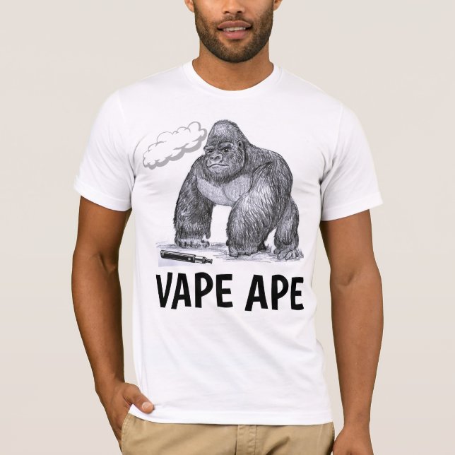 Camiseta T-Shirts Fritas VAPE APE (Frente)