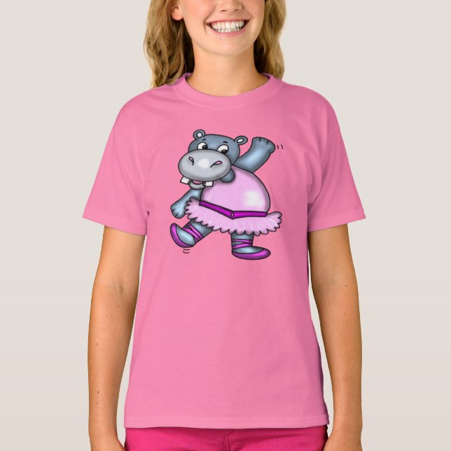 Camiseta T-shirts Funny Ballerina (Frente)