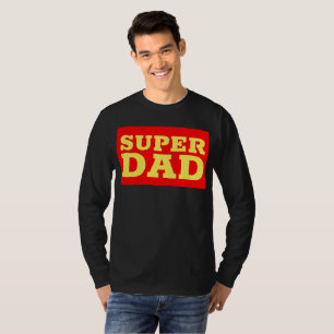CAMISETA T-SHIRTS FUNNY DO SUPER PAI