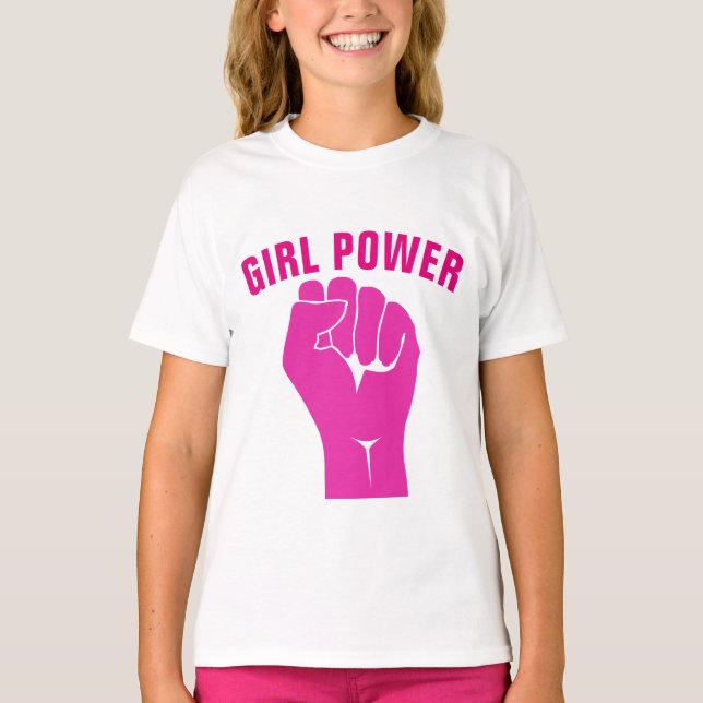 Camiseta T-shirts GIRL POWER (Frente)