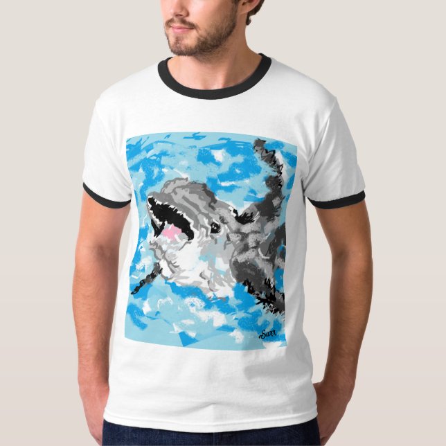 Camiseta T-shirts : Golfinho Em Jogo (Frente)