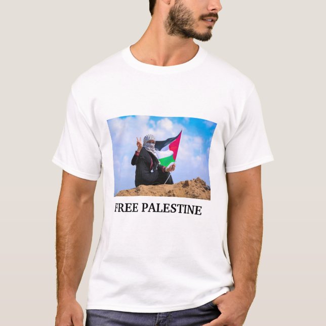 CAMISETA T-SHIRTS GRATUITOS DA PALESTINA (Frente)