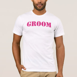 Camiseta T-shirts GROOM ESCOLHEM A TUA COR!