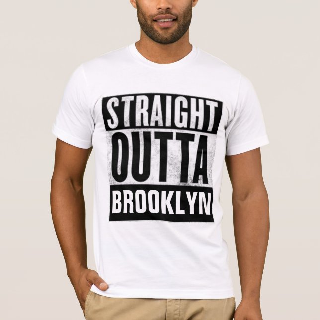 Camiseta T-shirts hetero OUTTA BROOKLYN (Frente)