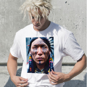 CAMISETA T-SHIRTS INDIANOS NATIVOS AMERICANOS