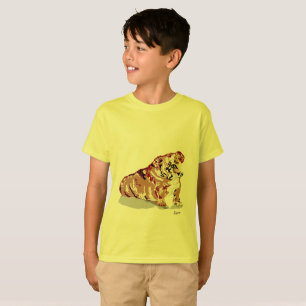 Camiseta T-Shirts Inglês - Cão-Touro