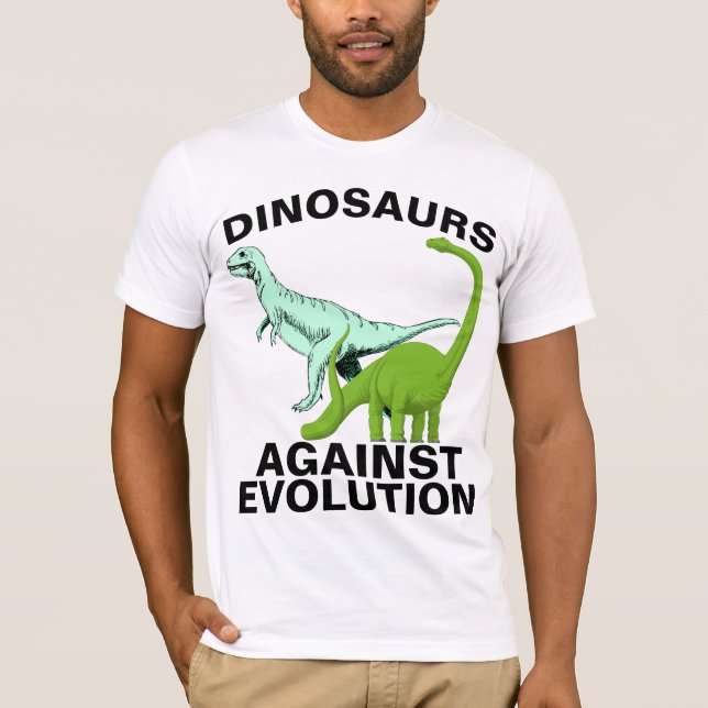 Camiseta T-Shirts INTELIGENTES DE DESIGN DINOSSAUR (Frente)