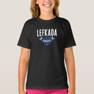 Camiseta T-shirts Lefkada Grécia para meninas